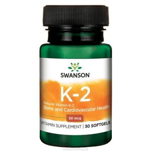 Witamina K2 Naturalna 50mcg, 30 kapsułek